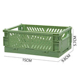 Mini Fold Plastic Basket Box 15*9.8*10cm Home Organizing Bin