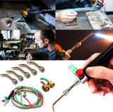 Mini Gas Little Torch Soldering Welding Kit With 5 Tips
