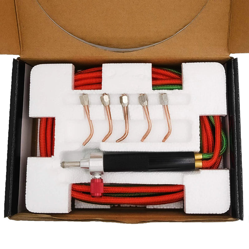 Mini Gas Little Torch Soldering Welding Kit With 5 Tips