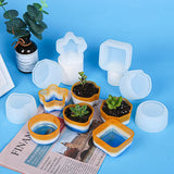 Geometric Silicone Resin Molds for Succulent Plants Pot Flower Pot