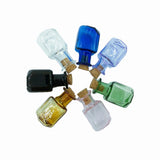 Mini Glass Bottles Charms Rectangle Bottles With Cork Little Bottles
