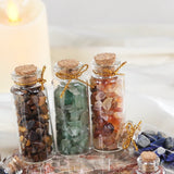 Glass Wishing Bottle Natural Crystal Stone Gravel Gemstone Chip Minerals