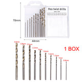 Mini Hand Drill Precision Tool With 10pc Drill Bits for Resin Jewelry Making
