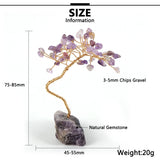 Healing Pink Crystal Quartz Citrine Tree of Life Wish Minerale Room Home Decor