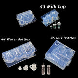 Hollow Milk Bottles Epoxy Resin Molds Tea Cup Straw Silicone Mold