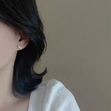 Zircon Mini Horse Stud Earrings Sweet Animal Ear Ring