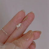 Zircon Mini Horse Stud Earrings Sweet Animal Ear Ring