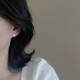 Zircon Mini Horse Stud Earrings Sweet Animal Ear Ring