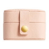 Mini Leather Jewelry Box Travel Case for Lady Girl Gift