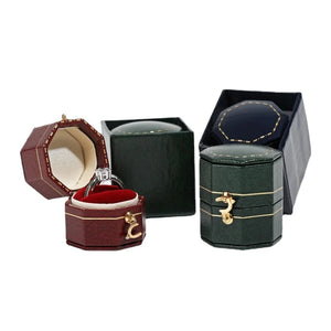 Mini Jewelry Box Retro Stud Rings Box European Jewelry Bag Decoration Box
