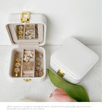 Mini Jewelry Box Portable Earring Storage Anti Oxidation