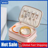 Mini Jewelry Display Case Ring Box Portable Organizer