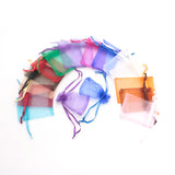 Mini Jewelry Organizer Pouch Drawstring Bag Organza Pouches