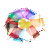 Mini Jewelry Organizer Pouch Drawstring Bag Organza Pouches