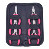 Mini Jewelry Pliers Set, Carbon Steel DeepPink, DIY Jewelry Making