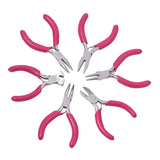 Mini Jewelry Pliers Set, Carbon Steel DeepPink, DIY Jewelry Making