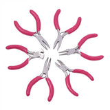 Mini Jewelry Pliers Set Carbon Steel DeepPink