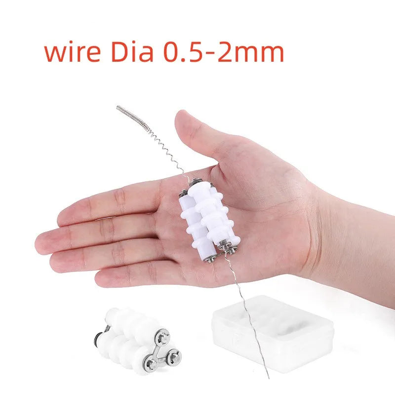 Mini Jewelry Wire Straightening Machine DIY Tool with 3 Rollers