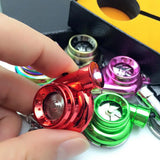 Mini Spinning Key Chain Ring Keyring Car Interior Accessories