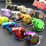 Mini Spinning Key Chain Ring Keyring Car Interior Accessories
