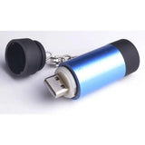 Mini Keychain Torch Light USB Rechargeable LED Flashlight Waterproof