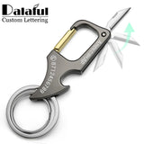 Personalized Keychain Bottle Opener Car Key Holder