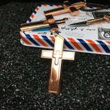 Mini Unboxing Pocket Cross Necklace - Self-Defense Pendant