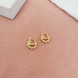 Personalized Name Mini Hoop Earrings 18mm for Kids