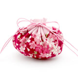 Mini Lightweight Retro Sachet Bag Japanese Cherry Blossom Decoration