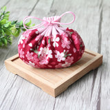 Mini Lightweight Retro Sachet Bag Japanese Cherry Blossom Decoration
