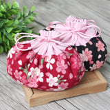 Mini Lightweight Retro Sachet Bag Japanese Cherry Blossom Decoration