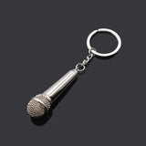 Microphone Singer Rapper Music Lover BFF Keychain S082