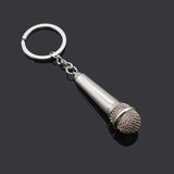 Microphone Singer Rapper Music Lover BFF Keychain S082