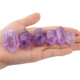 Mini Amethyst Double-Pointed Wand Crystal Stone