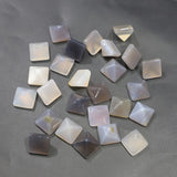 Mini Grey Agates Pyramid Gemstone Chakra Home Statue 30Pcs