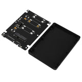 Mini Pcie Msata SSD to 2.5 SATA3 Adapter Card w/ Case 7mm