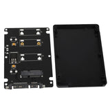 Mini Pcie Msata SSD to 2.5 SATA3 Adapter Card w/ Case 7mm