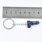 Mini Penis Stone Pendant Keychain Hand Carved Phallus Polished