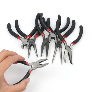 Mini Diagonal Pliers Long Needle Nose Cutter Handcraft Beading Insulated Plier