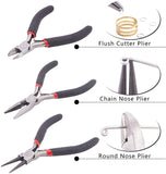 Mini Diagonal Pliers Long Needle Nose Cutter Handcraft Beading Insulated Plier