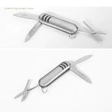 Mini Pocket Scissor & Nail File Stainless Steel for Camping