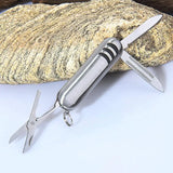 Mini Pocket Scissor & Nail File Stainless Steel for Camping