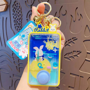 Mini Portable Game Console Keychain Mermaid Starmoon Rabbit Water Cooler