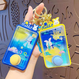 Mini Portable Game Console Keychain Mermaid Starmoon Rabbit Water Cooler