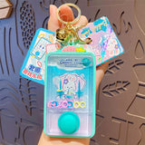 Mini Portable Game Console Keychain Mermaid Starmoon Rabbit Water Cooler