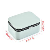 Mini Portable Jewelry Box Stud Earrings Organizer