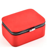 Mini Portable Jewelry Box Travel Case Women