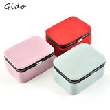 Mini Portable Jewelry Box Travel Case Women