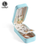 Mini Rectangle PU Leather Storage Box Jewelry Organizer
