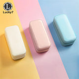 Mini Rectangle PU Leather Storage Box Jewelry Organizer